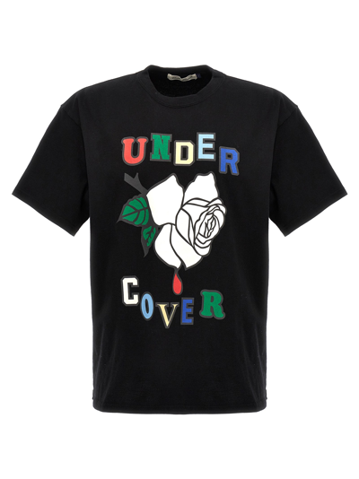 Shop Undercover Printed T-shirt Black