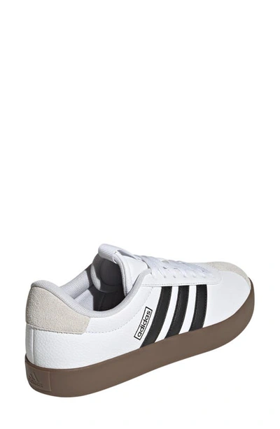 Shop Adidas Originals Vl Court 3.0 Sneaker In White/ Core Black/ Grey One