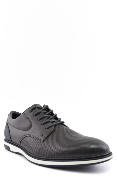 Shop Aldo Norton Perforated Derby In Charcoal Synthetic