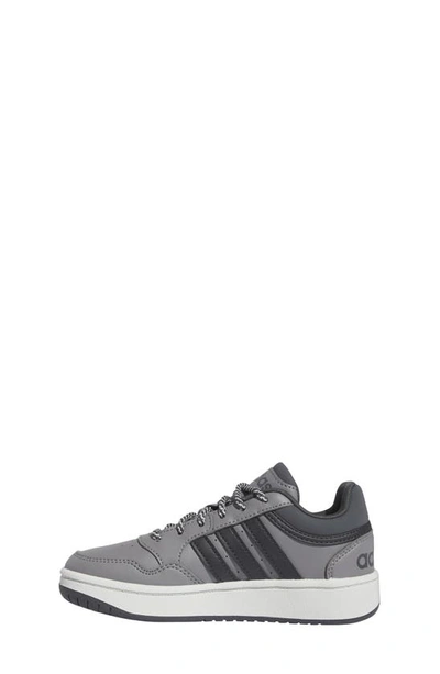 Shop Adidas Originals Kids' Hoops 3.0 Low Sportswear Basketball Sneaker In Grey/ Carbon/ Grey