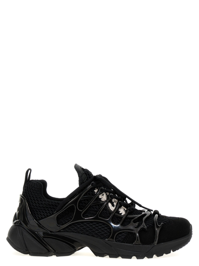 Shop 44 Label Tech Nylon Sneakers Black