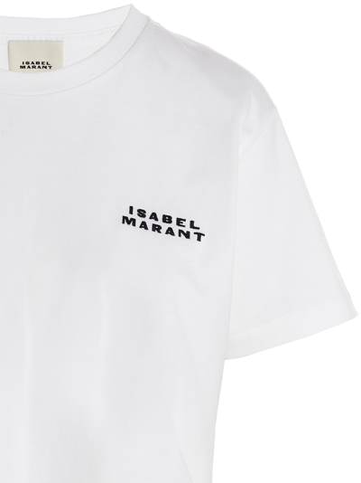 Shop Isabel Marant Vidal T-shirt White