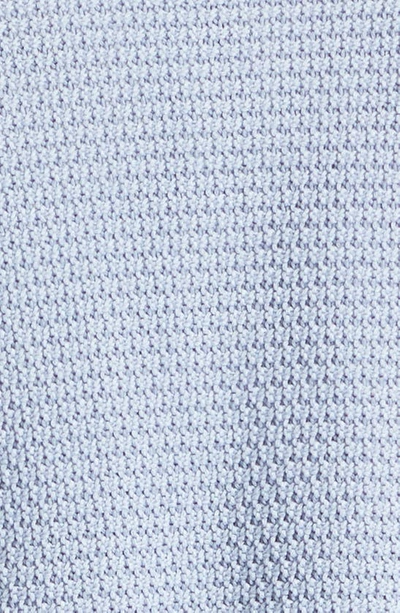 Shop Issey Miyake Rustic Knit Cardigan In 70-aqua Blue