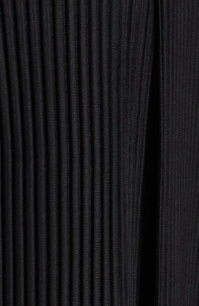 Shop Issey Miyake Pleats 1 Wide Leg Crop Pants In Black