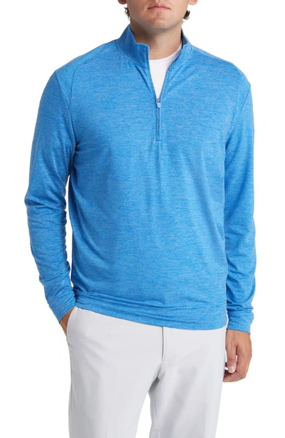 Johnnie-o Vaughn Classic Fit Quarter Zip Performance Pullover In Pipeline