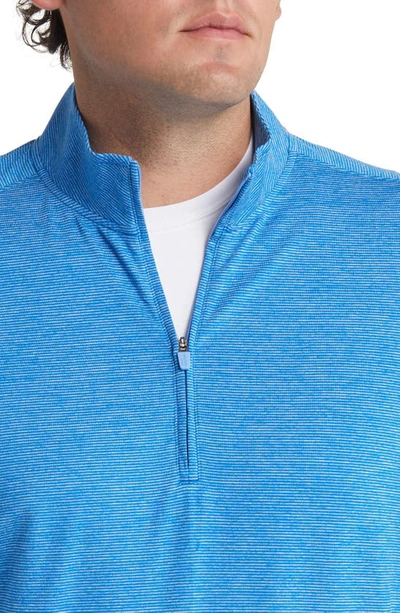 Shop Johnnie-o Vaughn Classic Fit Quarter Zip Performance Pullover In Pipeline