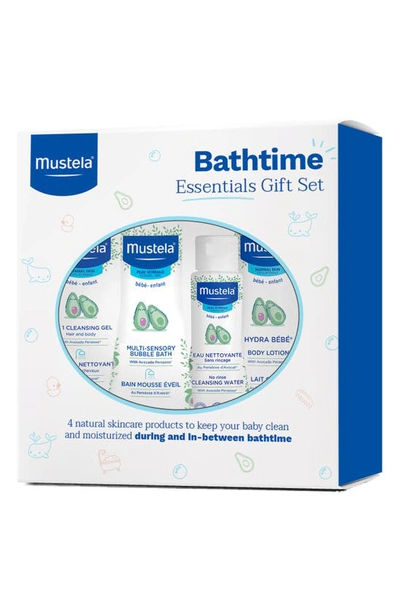 Shop Mustelar Bathtime Essentials Gift Set In White