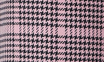 Endless Rose Women's Houndstooth Oversize Blazer In Pink Multi