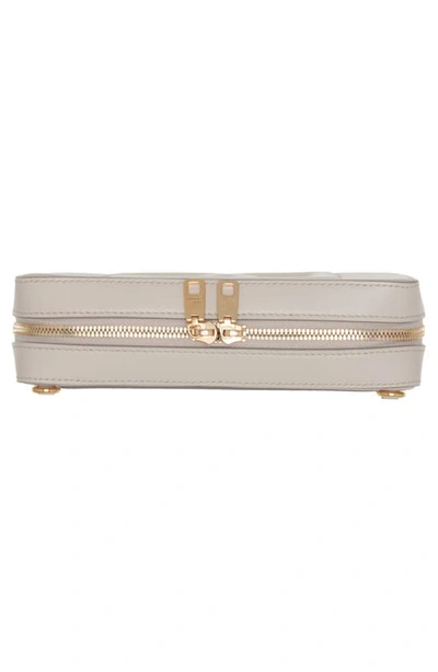 Shop Dolce & Gabbana Dg Logo Leather Camera Crossbody Bag In Ivory