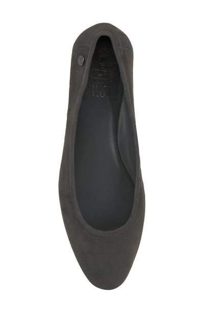 Shop Vince Camuto Minndy Flat In Onyx