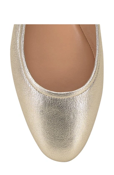 Shop Vince Camuto Minndy Flat In Light Gold
