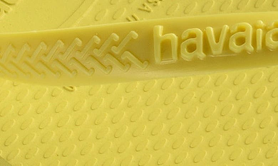 Shop Havaianas Slim Flip Flop In Pixel Yellow