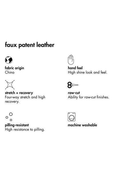 Shop Commando Control Top Faux Patent Leather Leggings In Porcelain