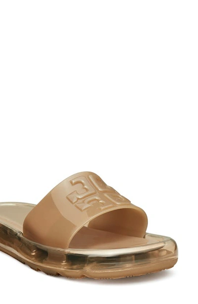 Shop Tory Burch Bubble Jelly Slide Sandal In Golden Brown