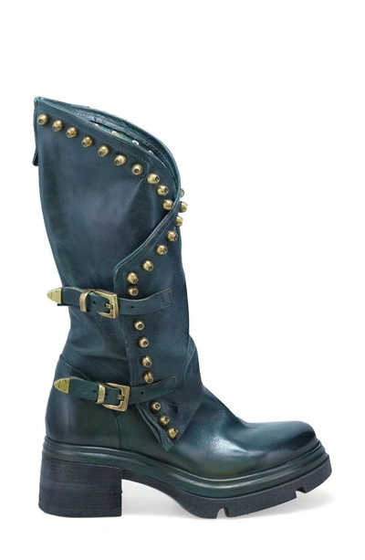 Shop As98 A.s.98 Easton Studded Boot In Teal
