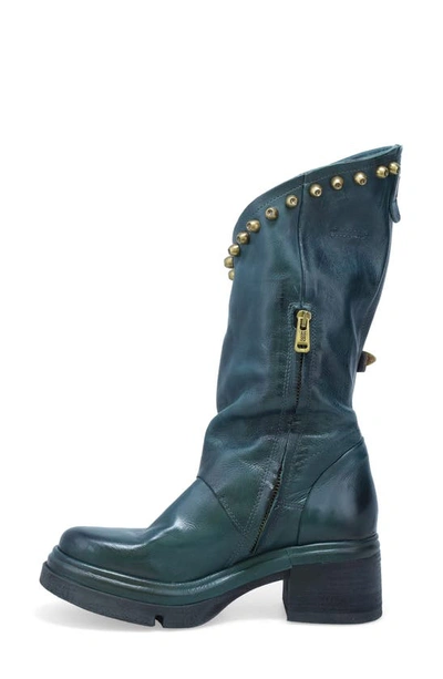 Shop As98 Easton Studded Boot In Teal