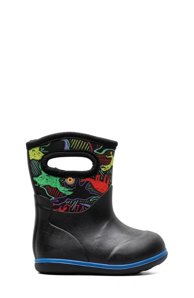 Shop Bogs Classic Neon Dino Boot In Black Multi