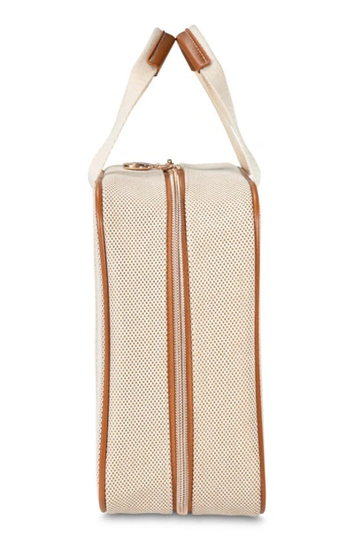 Stephanie Johnson Tropea Ivory Martha Large Briefcase Cosmetics Case In Ivory
