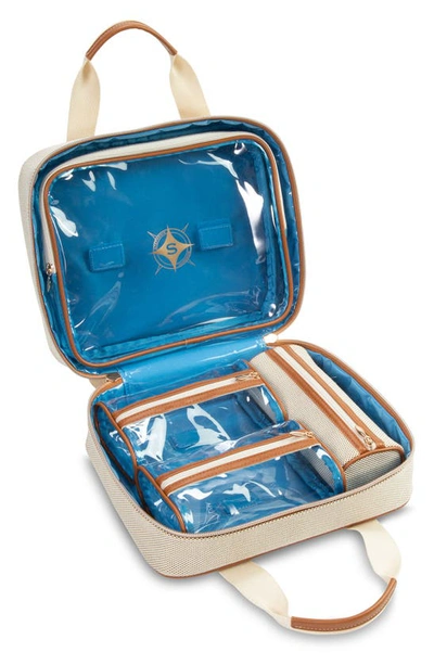 Stephanie Johnson Tropea Ivory Martha Large Briefcase Cosmetics Case In Ivory