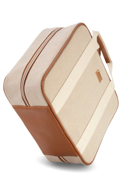 Stephanie Johnson Tropea Ivory Martha Large Briefcase Cosmetics Case In Ivory