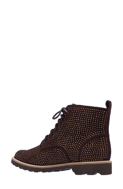 Shop L'amour Des Pieds Raynelle Bootie In Chocolate