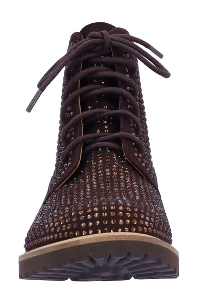 L'amour Des Pieds Raynelle Bootie In Chocolate