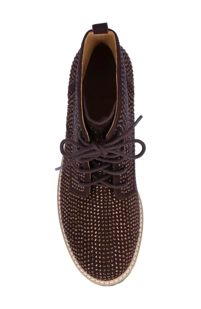 L'amour Des Pieds Raynelle Bootie In Chocolate