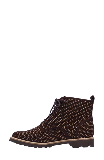 Shop L'amour Des Pieds Raynelle Bootie In Chocolate
