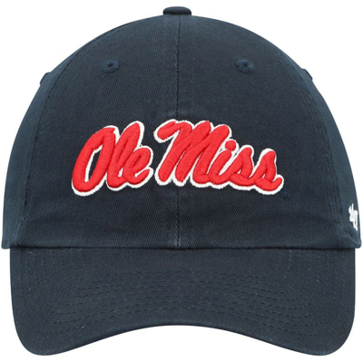 Shop 47 ' Navy Ole Miss Rebels Vintage Clean Up Adjustable Hat