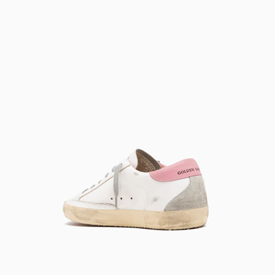 Shop Golden Goose Super Star Leather Sneakers In 10914
