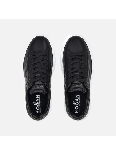 Shop Hogan Sneakers  H-stripes Black In Nero