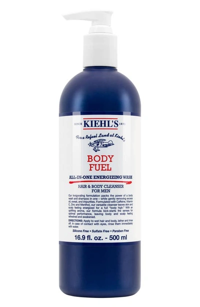 Shop Kiehl's Since 1851 Body Fuel All-in-one Energizing & Conditioning Wash $80 Value, 33.8 oz