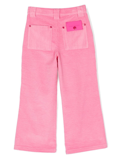 Shop Marc Jacobs Pink Cotton Corduroy Trousers In Rosa