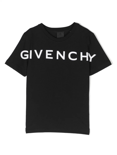 Shop Givenchy Black Cotton T-shirt In Nero