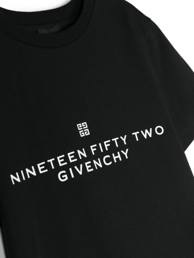 Shop Givenchy Black Organic Cotton T-shirt In Nero