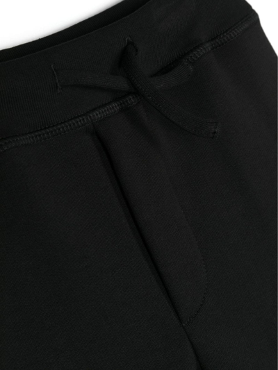 Shop Dsquared2 Black Cotton Sweatpants In Nero