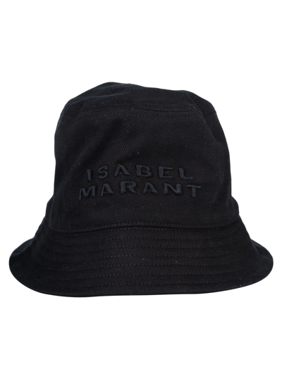 Shop Isabel Marant Haley Hat In Black