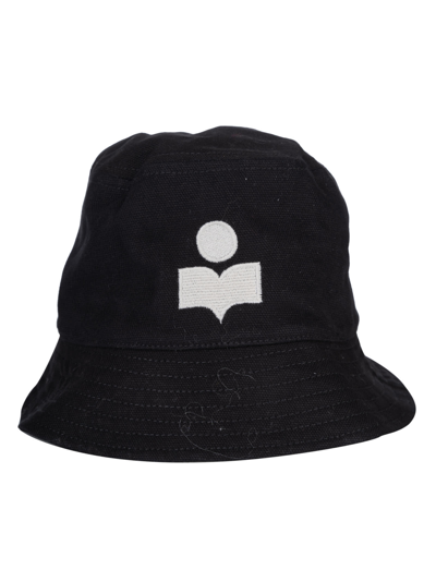 Shop Isabel Marant Haley Hat In Black/ecru