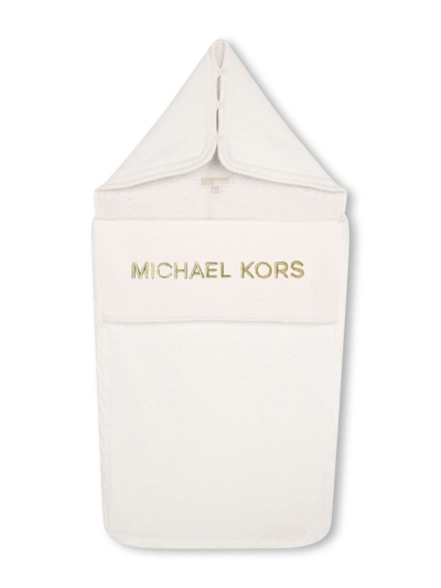 Shop Michael Kors Baby Sleeping Bag In White