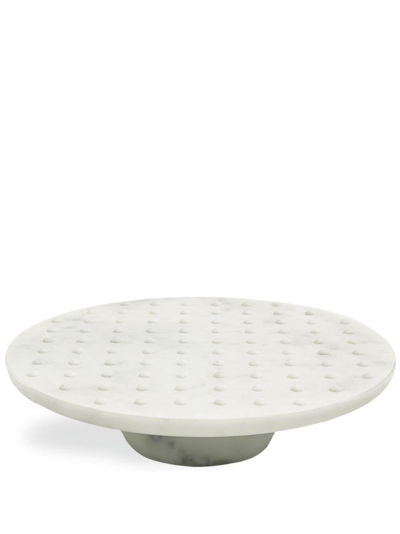 Shop Marsotto Edizioni Pattern 1 Circular-design Tray In White