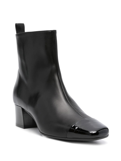 Carel Paris Estime 45mm Square-toe Boots In Black