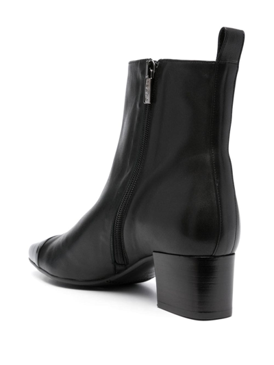 Shop Carel Paris Estime 45mm Square-toe Boots In Black