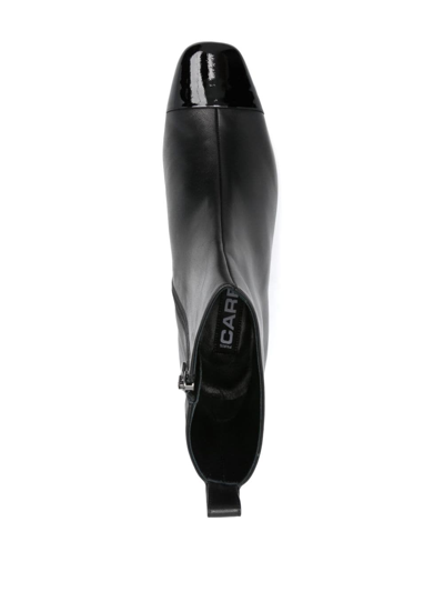 Carel Paris Estime 45mm Square-toe Boots In Black