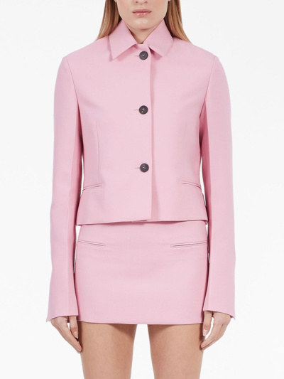 单排扣初剪羊毛西装夹克