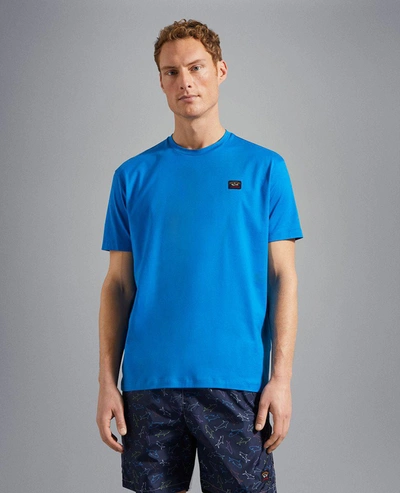 Shop Paul & Shark T-shirt In Blue