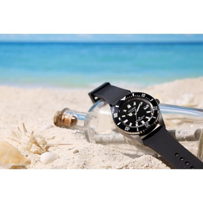 Pre-owned Citizen Nb6021-17e Promaster Marine Series Mechanical Diver Japan Imported