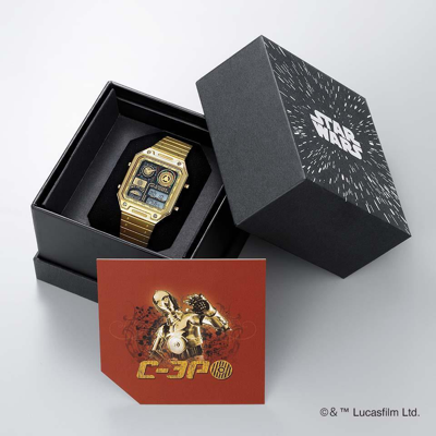Pre-owned Citizen Record Label Star Wars Limited 300 Jg2123-59e Thermo Sensor Watch C-3po