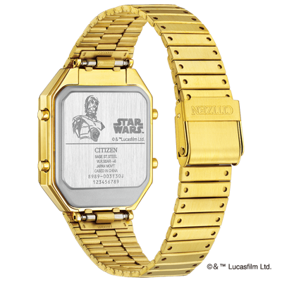 Pre-owned Citizen Record Label Star Wars Limited 300 Jg2123-59e Thermo Sensor Watch C-3po