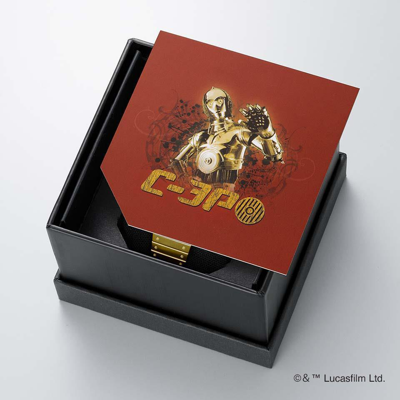 Pre-owned Citizen Record Label Star Wars Limited 300 Jg2123-59e Thermo Sensor Watch C-3po