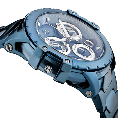 Pre-owned Nove Modena Chronograph Blue